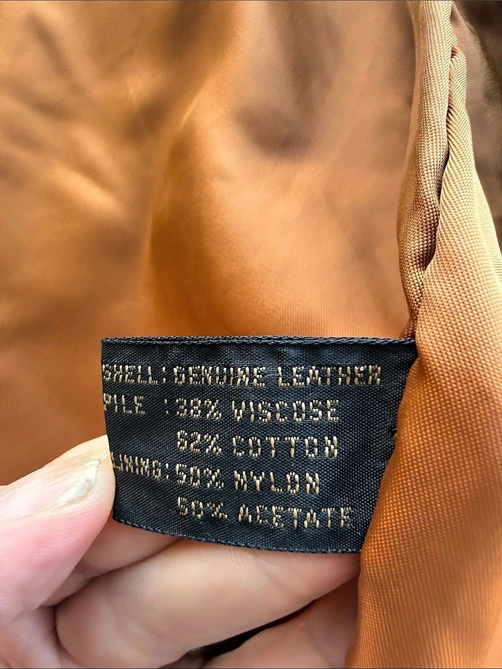 Vintage Express Patchwork Suede Leather Cow Print Coat Y2K Western Boho Size Med - Picture 4 of 11